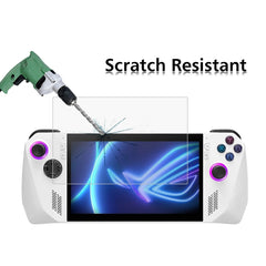 2pcs 9H 0.3mm Explosion-proof Tempered Glass Film, For ASUS Rog Ally X 7.0, For ASUS ROG Ally