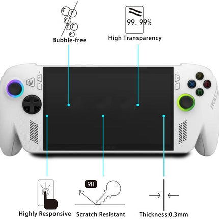 2pcs 9H 0.3mm Explosion-proof Tempered Glass Film, For ASUS Xbox Ally 7.0 inch 2025, For ASUS Rog Ally X 7.0, For ASUS ROG Ally