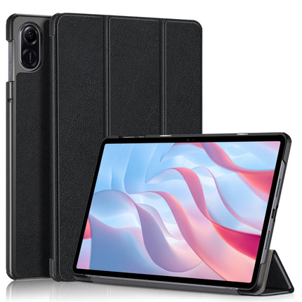 Custer Texture 3-Fold Holder Leather Smart Tablet Case, For Honor Pad X7 2025, For Honor Pad X9 Pro, For Honor Pad X9 / X8 Pro 11.5