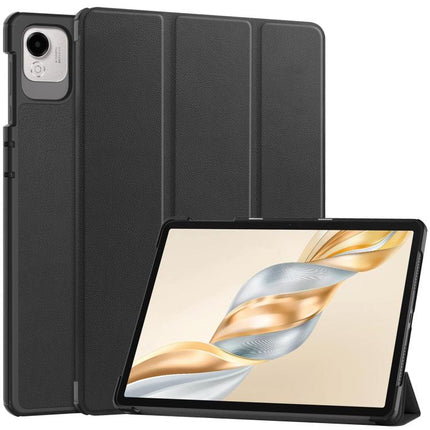 Custer Texture 3-Fold Holder Leather Smart Tablet Case, For Honor Pad X7 2025, For Honor Pad X9 Pro, For Honor Pad X9 / X8 Pro 11.5
