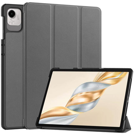 Custer Texture 3-Fold Holder Leather Smart Tablet Case, For Honor Pad X7 2025, For Honor Pad X9 Pro, For Honor Pad X9 / X8 Pro 11.5