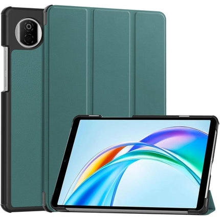 Custer Texture 3-Fold Holder Leather Smart Tablet Case, For Honor Pad X7 2025, For Honor Pad X9 Pro, For Honor Pad X9 / X8 Pro 11.5