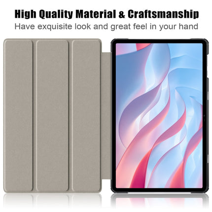Coloured Drawing 3-Fold Holder Leather Tablet Case, For Honor Pad X9 / X8 Pro 11.5
