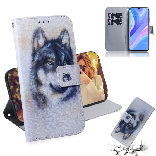 Colored Drawing Horizontal Flip Leather Case with Holder & Card Slot & Wallet, For Huawei P Smart S / Enjoy 10S / Y8P, For Motorola Moto G8 Power Lite