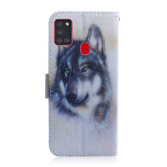 Colored Drawing Horizontal Flip Leather Case with Holder & Card Slot & Wallet