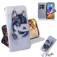 Colored Drawing Horizontal Flip Leather Case with Holder & Card Slot & Wallet