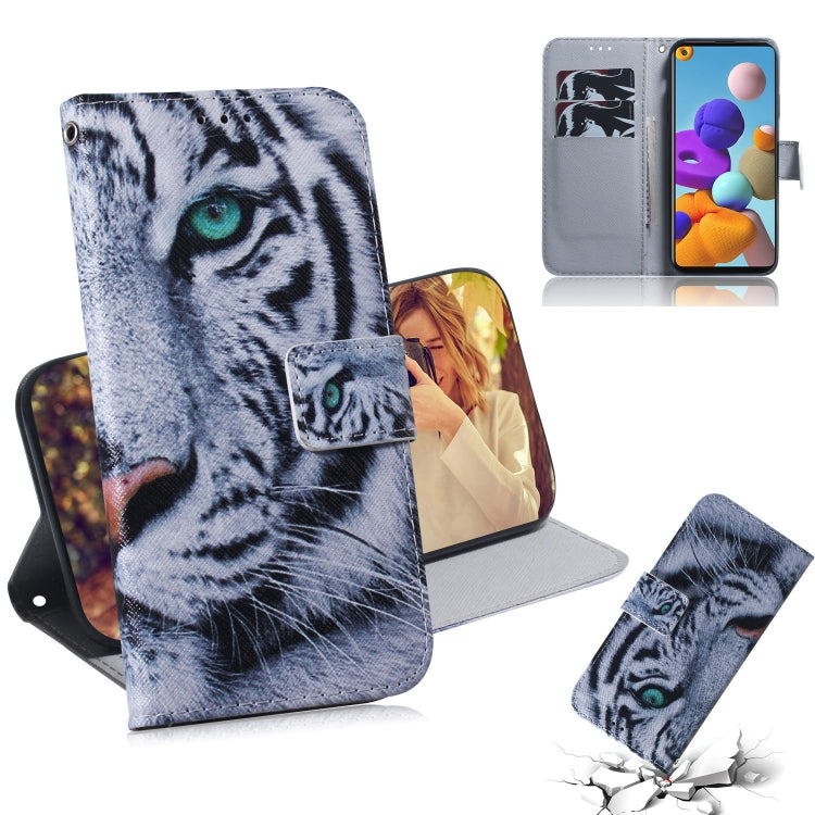 Colored Drawing Horizontal Flip Leather Case with Holder & Card Slot & Wallet