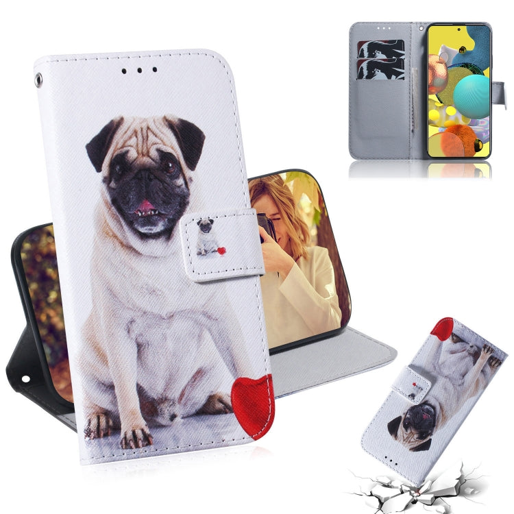 Colored Drawing Horizontal Flip Leather Case with Holder & Card Slot & Wallet
