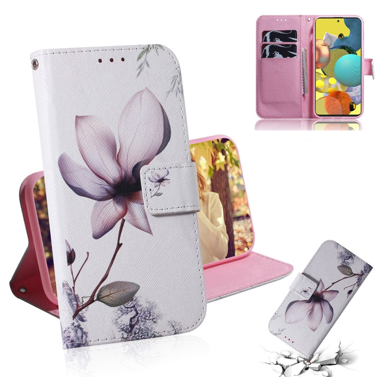 Colored Drawing Horizontal Flip Leather Case with Holder & Card Slot & Wallet