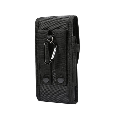 Multifunctional Universal Vertical Nylon Fabric Waist Bag Tactical Belt Bag, For 6.7 inch and Below Phones