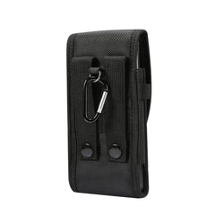 Multifunctional Universal Vertical Nylon Fabric Waist Bag Tactical Belt Bag, For 6.7 inch and Below Phones