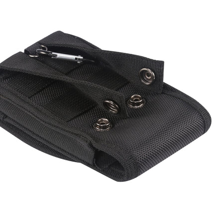 Multifunctional Universal Vertical Nylon Fabric Waist Bag Tactical Belt Bag, For 6.7 inch and Below Phones
