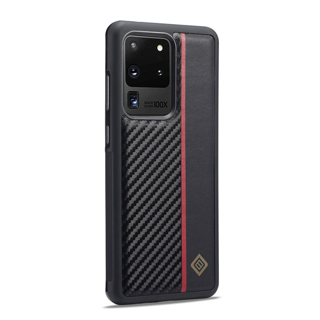 LC.IMEEKE 3 in 1 Carbon Fiber Texture Shockproof Phone Case, For Samsung Galaxy S20 Ultra, For Samsung Galaxy Note20 Ultra, For Samsung Galaxy A70, For Samsung Galaxy A71 4G, For Samsung Galaxy A50, For Samsung Galaxy S21 FE, For Samsung Galaxy A51 4G ...