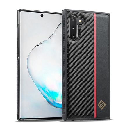 LC.IMEEKE 3 in 1 Carbon Fiber Texture Shockproof Phone Case