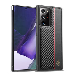 LC.IMEEKE 3 in 1 Carbon Fiber Texture Shockproof Phone Case, For Samsung Galaxy Note20 Ultra, For Samsung Galaxy A70, For Samsung Galaxy A71 4G, For Samsung Galaxy A50, For Samsung Galaxy S21 FE, For Samsung Galaxy A51 4G, For Samsung Galaxy S20�������...