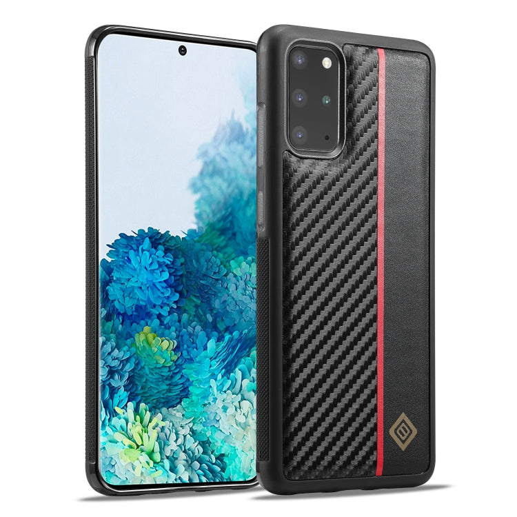 LC.IMEEKE 3 in 1 Carbon Fiber Texture Shockproof Phone Case, For Samsung Galaxy Note20 Ultra, For Samsung Galaxy A70, For Samsung Galaxy A71 4G, For Samsung Galaxy A50, For Samsung Galaxy S21 FE, For Samsung Galaxy A51 4G, For Samsung Galaxy S20�������...