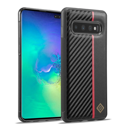 LC.IMEEKE 3 in 1 Carbon Fiber Texture Shockproof Phone Case, For Samsung Galaxy S22, For Samsung Galaxy A71 4G, For Samsung Galaxy Note20 Ultra, For Samsung Galaxy A70, For Samsung Galaxy A51 4G, For Samsung Galaxy A50, For Samsung Galaxy S21 FE       ...