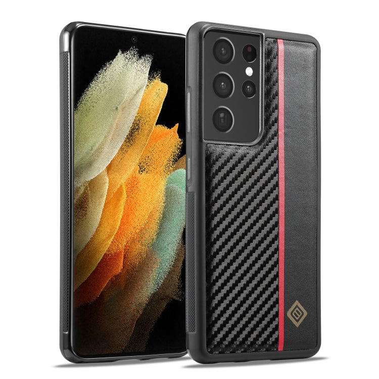 LC.IMEEKE 3 in 1 Carbon Fiber Texture Shockproof Phone Case, For Samsung Galaxy Note20 Ultra, For Samsung Galaxy A70, For Samsung Galaxy A71 4G, For Samsung Galaxy A50, For Samsung Galaxy S21 FE, For Samsung Galaxy A51 4G, For Samsung Galaxy S20�������...