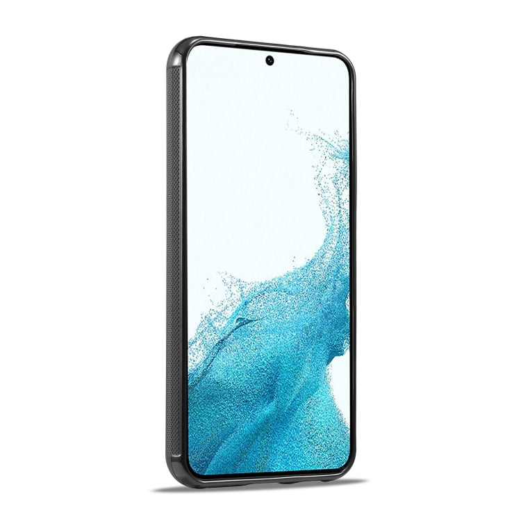 LC.IMEEKE 3 in 1 Carbon Fiber Texture Shockproof Phone Case