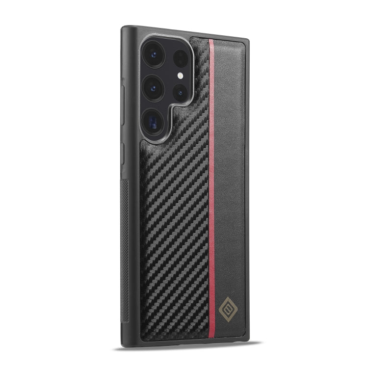 LC.IMEEKE 3 in 1 Carbon Fiber Texture Shockproof Phone Case