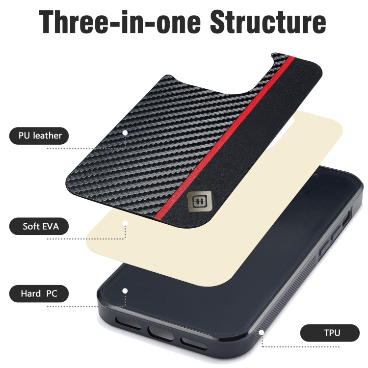 LC.IMEEKE 3 in 1 Carbon Fiber Texture Shockproof Phone Case, For Samsung Galaxy Note20 Ultra, For Samsung Galaxy A70, For Samsung Galaxy A71 4G, For Samsung Galaxy A50, For Samsung Galaxy S21 FE, For Samsung Galaxy A51 4G, For Samsung Galaxy S20�������...
