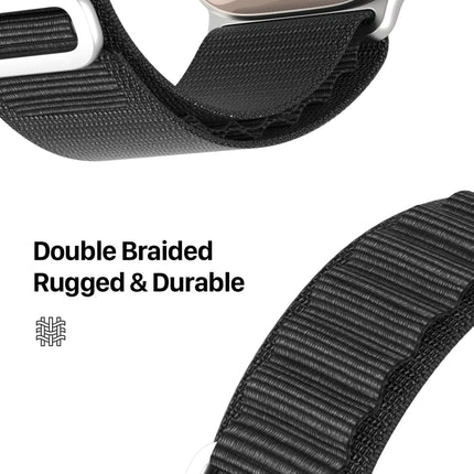 DUX DUCIS GS Series Nylon Loop Watch Band, For Apple Watch SE 2022 44mm, For Apple Watch Series 8 41mm, For Apple Watch SE 40mm, For Apple Watch Series 8 45mm, For Apple Watch SE 44mm, For Apple Watch Series 7 41mm, For Apple Watch Series 7 45mm