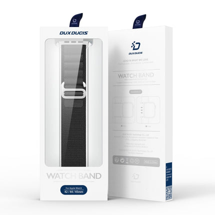 DUX DUCIS GS Series Nylon Loop Watch Band, For Apple Watch SE 2023 44mm, For Apple Watch Ultra 49mm, For Apple Watch SE 2023 40mm, For Apple Watch Ultra 2 49mm, For Apple Watch SE 2022 40mm, For Apple Watch Series 9 45mm