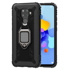 Carbon Fiber Protective Case with 360 Degree Rotating Ring Holder, For Huawei nova 5i Pro / Mate 30 Lite / nova 5z, For Samsung Galaxy A11 (US Version), For Samsung A11 (EU Version), For Samsung Galaxy A21S, For Samsung Galaxy A31, For Samsung Galaxy A41