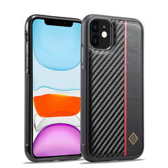 LC.IMEEKE 3 in 1 Carbon Fiber Texture Shockproof Phone Case, For iPhone 16 Pro Max, For iPhone 16 Pro, For iPhone 16 Plus, For iPhone 16, For iPhone 14 Plus, For iPhone 14, For iPhone 14 Pro, For iPhone 7 / 8 / SE 2020 2022, For iPhone 13 Pro����������...