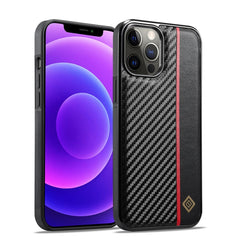 LC.IMEEKE 3 in 1 Carbon Fiber Texture Shockproof Phone Case, For iPhone 16 Pro Max, For iPhone 16 Pro, For iPhone 16 Plus, For iPhone 16, For iPhone 14 Plus, For iPhone 14, For iPhone 14 Pro, For iPhone 7 / 8 / SE 2020 2022, For iPhone 13 Pro����������...