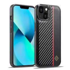 LC.IMEEKE 3 in 1 Carbon Fiber Texture Shockproof Phone Case, For iPhone 16 Pro Max, For iPhone 16 Pro, For iPhone 16 Plus, For iPhone 16, For iPhone 14 Plus, For iPhone 14, For iPhone 14 Pro, For iPhone 7 / 8 / SE 2020 2022, For iPhone 13 Pro����������...