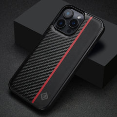 LC.IMEEKE 3 in 1 Carbon Fiber Texture Shockproof Phone Case, For iPhone 16 Pro Max, For iPhone 16 Pro, For iPhone 16 Plus, For iPhone 16, For iPhone 14 Plus, For iPhone 14, For iPhone 14 Pro, For iPhone 7 / 8 / SE 2020 2022, For iPhone 13 Pro����������...