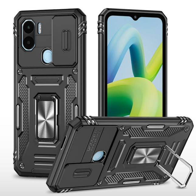Armor PC + TPU Camera Shield Phone Case, For Xiaomi Redmi Note 12 Pro 5G Global, For Xiaomi Redmi Note 12 5G Global, For Xiaomi Redmi A1