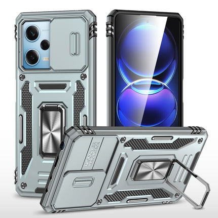Armor PC + TPU Camera Shield Phone Case, For Xiaomi Redmi Note 12 Pro 5G Global, For Xiaomi Redmi Note 12 5G Global, For Xiaomi Redmi A1