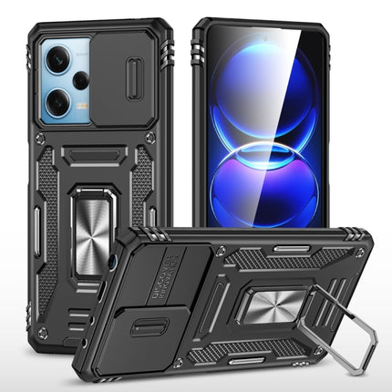 Armor PC + TPU Camera Shield Phone Case, For Xiaomi Redmi Note 12 Pro 5G Global, For Xiaomi Redmi Note 12 5G Global, For Xiaomi Redmi A1