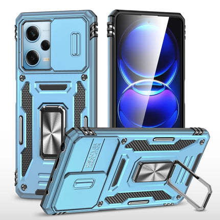 Armor PC + TPU Camera Shield Phone Case, For Xiaomi Redmi Note 12 Pro 5G Global, For Xiaomi Redmi Note 12 5G Global, For Xiaomi Redmi A1