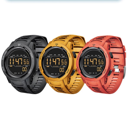 SPOVAN P100 LED Luminous Pedometer Multifunctional Sports Electronic Watch