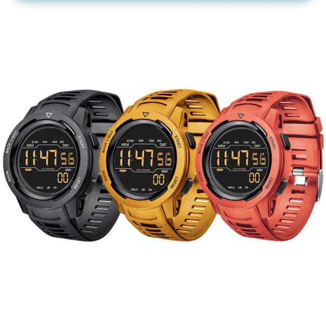 SPOVAN P100 LED Luminous Pedometer Multifunctional Sports Electronic Watch