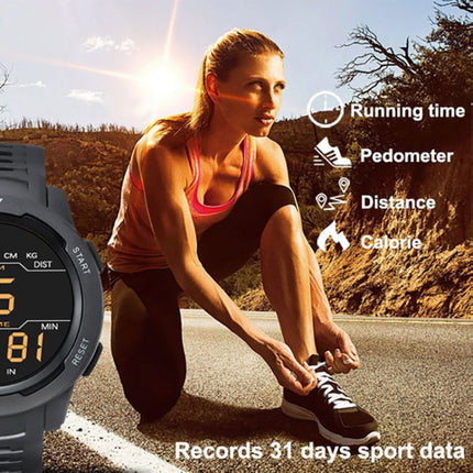 SPOVAN P100 LED Luminous Pedometer Multifunctional Sports Electronic Watch