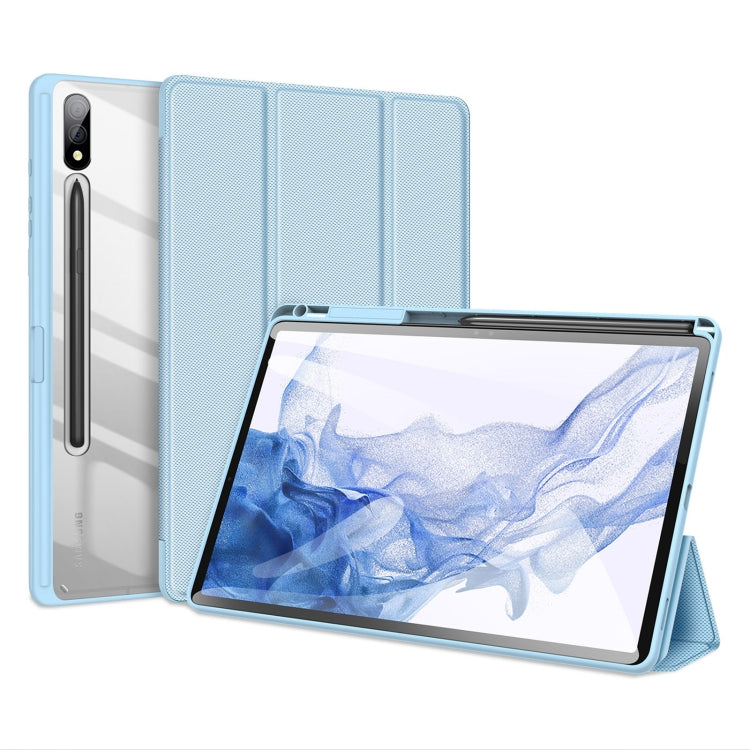 DUX DUCIS TOBY Series Antiskid Leather Tablet Case with Sleep / Wake-up Function, For Samsung Galaxy Tab S10 FE / S9 FE / S9, For Samsung Galaxy Tab S10 FE+, For Samsung Galaxy Tab S10 Ultra, For Samsung Galaxy Tab S10+, For Samsung Galaxy Tab S9 FE+��...