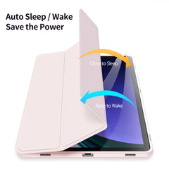 DUX DUCIS TOBY Series Antiskid Leather Tablet Case with Sleep / Wake-up Function, For Samsung Galaxy Tab S10 FE / S9 FE / S9, For Samsung Galaxy Tab S10 FE+, For Samsung Galaxy Tab S10 Ultra, For Samsung Galaxy Tab S10+, For Samsung Galaxy Tab S9 FE+��...