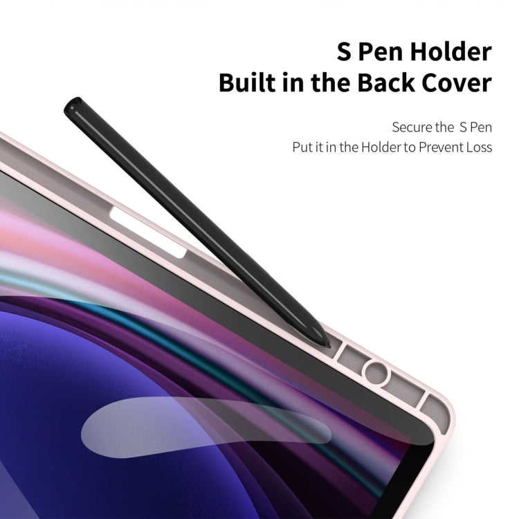 DUX DUCIS TOBY Series Antiskid Leather Tablet Case with Sleep / Wake-up Function, For Samsung Galaxy Tab S10 FE / S9 FE / S9, For Samsung Galaxy Tab S10 FE+, For Samsung Galaxy Tab S10 Ultra, For Samsung Galaxy Tab S10+, For Samsung Galaxy Tab S9 FE+��...