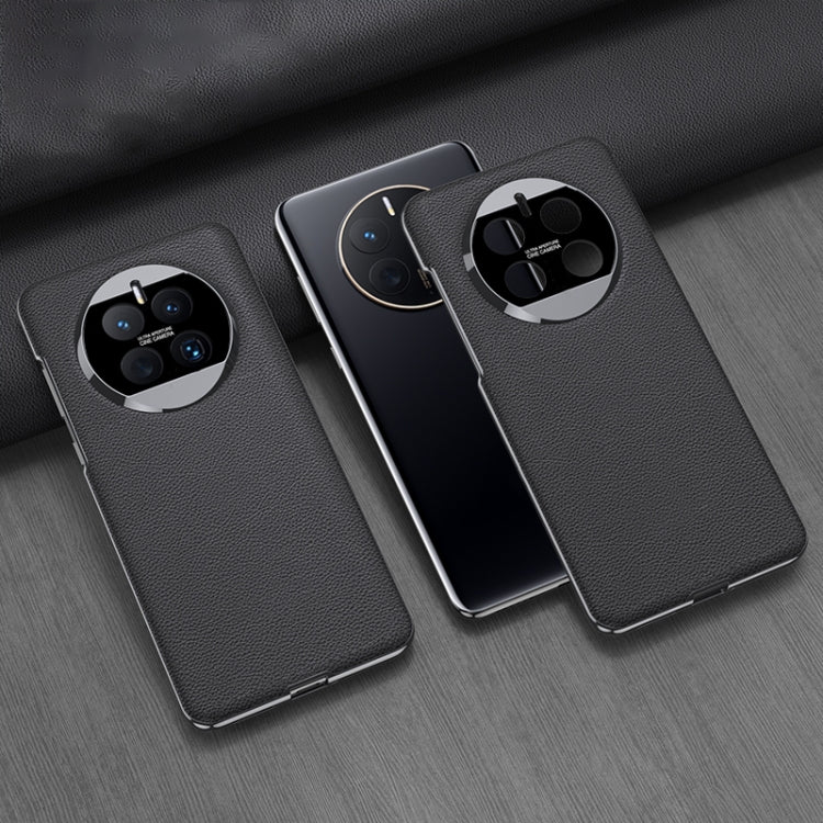 GKK Electroplating Leather Surface Phone Case, For Huawei Mate 50, For Huawei Mate 40 Pro, For Huawei Mate 40, For Huawei Mate 30 Pro 5G