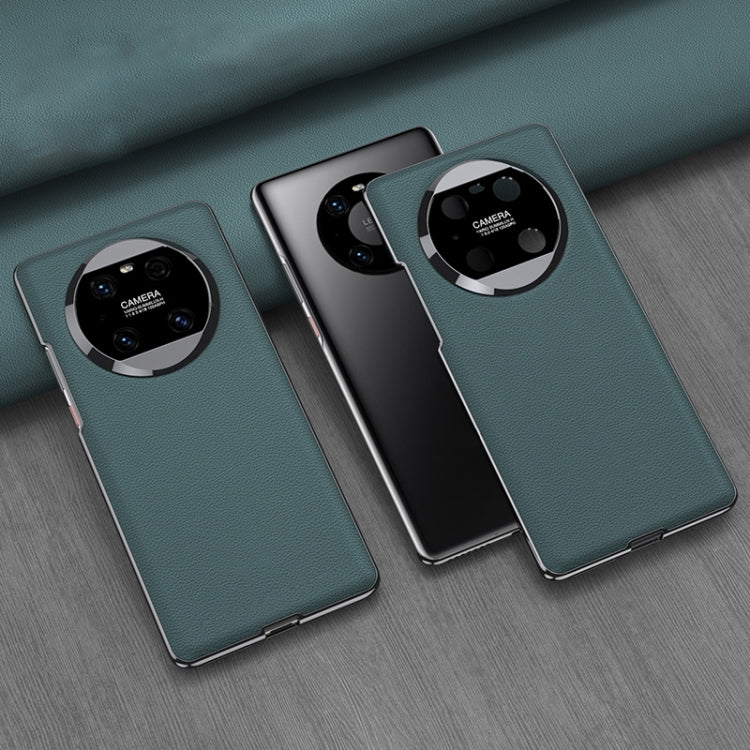 GKK Electroplating Leather Surface Phone Case, For Huawei Mate 50, For Huawei Mate 40 Pro, For Huawei Mate 40, For Huawei Mate 30 Pro 5G
