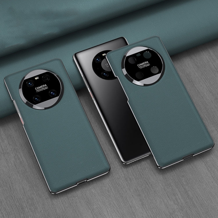 GKK Electroplating Leather Surface Phone Case, For Huawei Mate 50, For Huawei Mate 40 Pro, For Huawei Mate 40, For Huawei Mate 30 Pro 5G