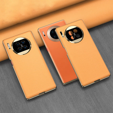 GKK Electroplating Leather Surface Phone Case, For Huawei Mate 50, For Huawei Mate 40 Pro, For Huawei Mate 40, For Huawei Mate 30 Pro 5G