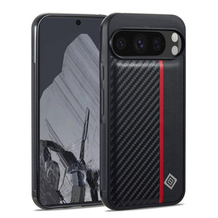LC.IMEEKE 3 in 1 Carbon Fiber Texture Shockproof Phone Case, For Google Pixel 11 Pro XL, For Google Pixel 11 / 11 Pro, For Google Pixel 10 Pro XL, For Google Pixel 10 / 10 Pro, For Google Pixel 9a, For Google Pixel 9 Pro XL, For Google Pixel 9 / 9 Pro ...