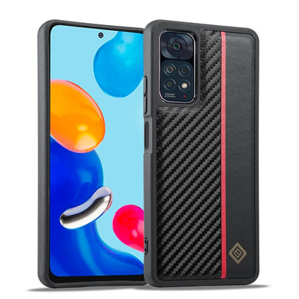 LC.IMEEKE 3 in 1 Carbon Fiber Texture Shockproof Phone Case, For Xiaomi Redmi Note 13 4G, For Xiaomi Redmi 13C / Poco C65, For Xiaomi Redmi Note 11, For Xiaomi Redmi Note 11 Pro 4G, For Xiaomi Redmi Note 12 Pro 5G, For Xiaomi Redmi Note 12 5G          ...