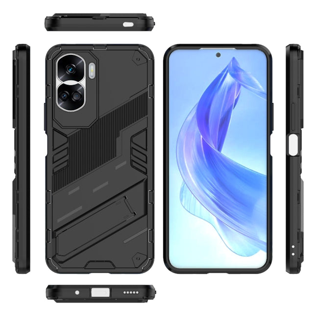 Punk Armor 2 in 1 PC + TPU Phone Case with Holder, For Honor 90 Lite 5G Global