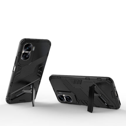 Punk Armor 2 in 1 PC + TPU Phone Case with Holder, For Honor 90 Lite 5G Global